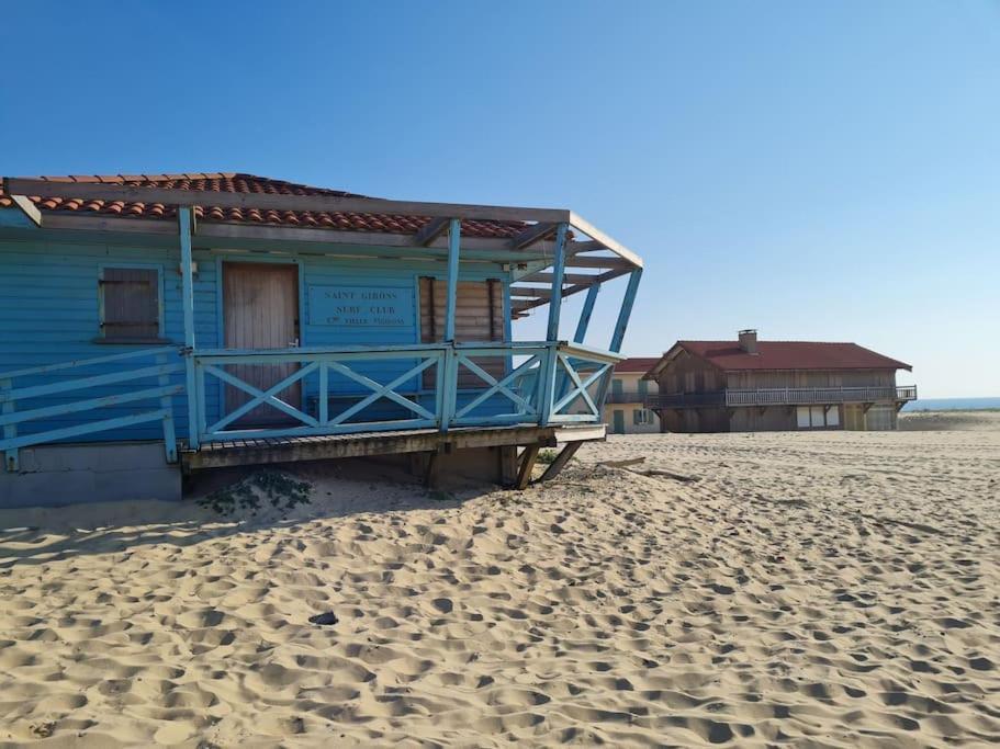Superbe Studio A 8Mn En Voiture De La Plage Linxe Ngoại thất bức ảnh